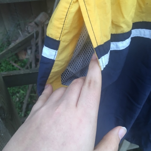 VTG 90's Block Print swim trunks swimsuit size M - Picture 2 of 6